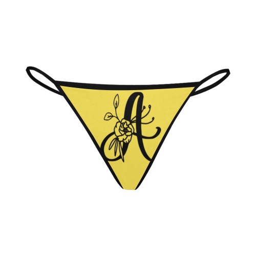 Aromatherapy Apparel G string Yellow Women's All Over Print G-String Panties (Model L35)