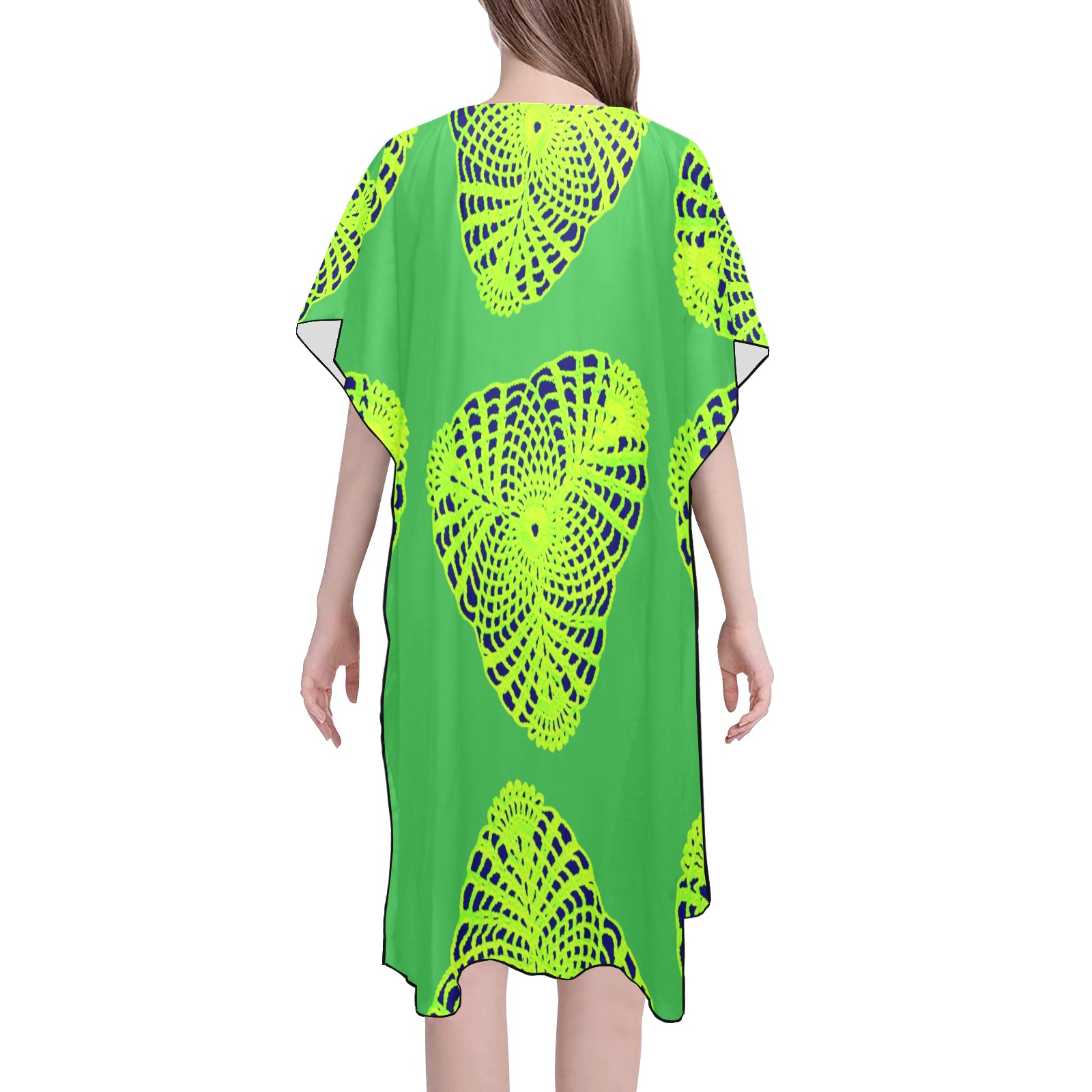 cover up Mid-Length Side Slits Chiffon Cover Ups (Model H50)
