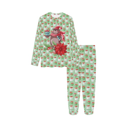 Funny Xmas Bear Kids' All Over Print Pajama Set