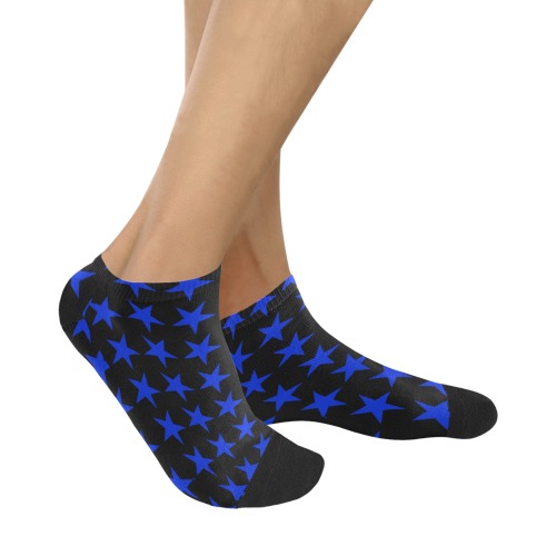 Star Blue Women's Ankle Socks