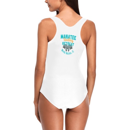 Manatee Landing Merlyn Woman's Swimsuit Vest One Piece Swimsuit (Model S04)