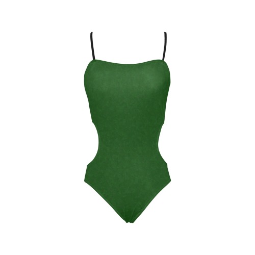 Untitled-212 Spaghetti Strap Cut Out Sides Swimsuit (Model S28)