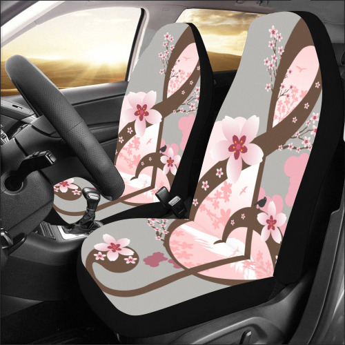 Cherry Blossom Music Car Seat Covers (Set of 2)