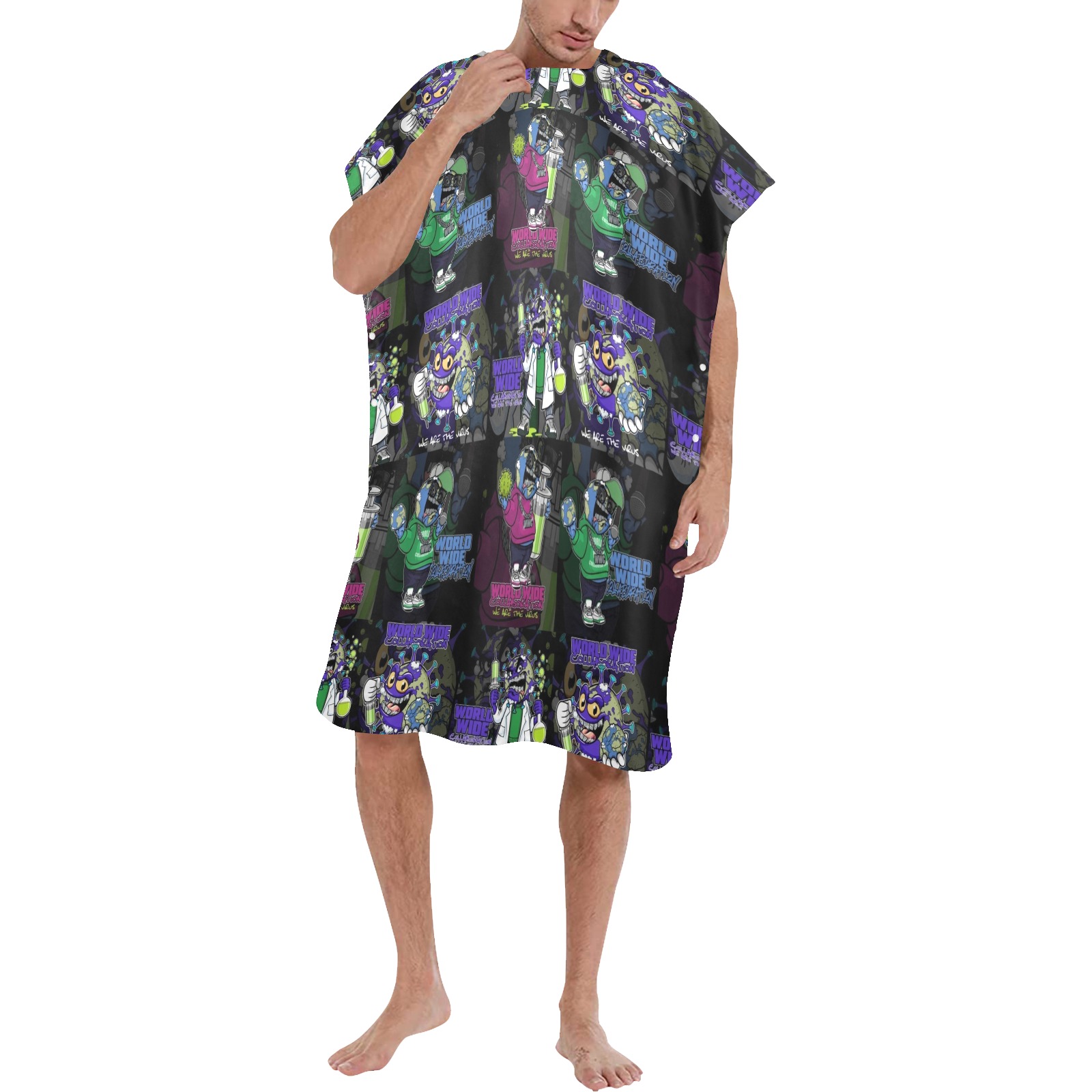 wwcfam Beach Changing Robe (Medium Size)