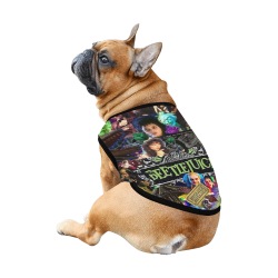 Beetlejuice Themed Dog Clothes All Over Print Pet Tank Top