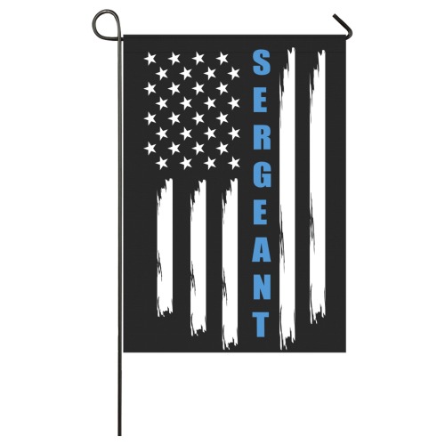Police Sergeant Garden Flag 28''x40'' （Without Flagpole）