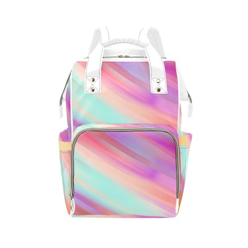Modern pastel wavy rainbow 23U