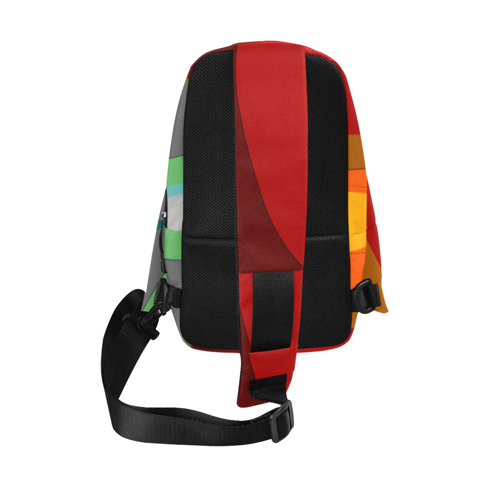Colorful Abstract 118 Chest Bag (Model 1678)