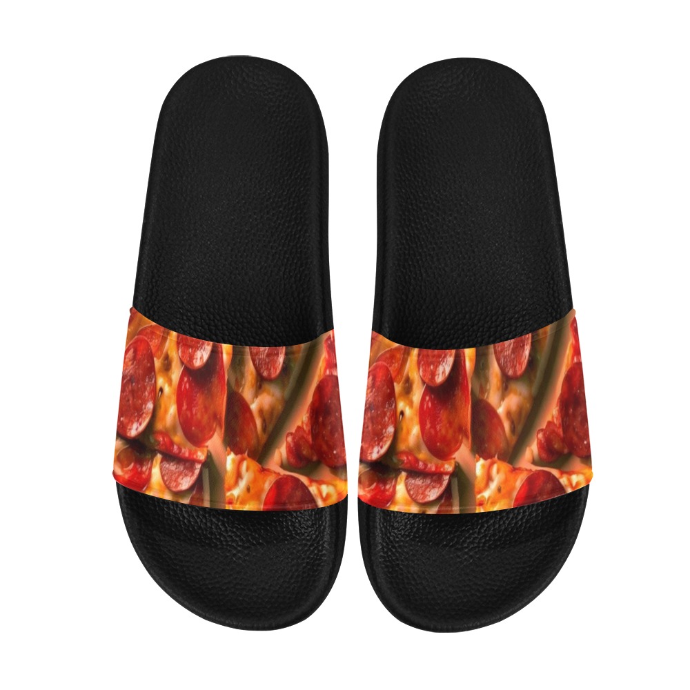 PEPPERONI PIZZA 11 Men's Slide Sandals (Model 057)