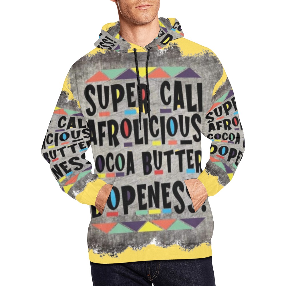 supercali hoodie All Over Print Hoodie for Men (USA Size) (Model H13)