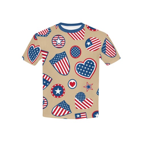 USA Patriotic Tee Kids' All Over Print T-shirt (USA Size) (Model T40)