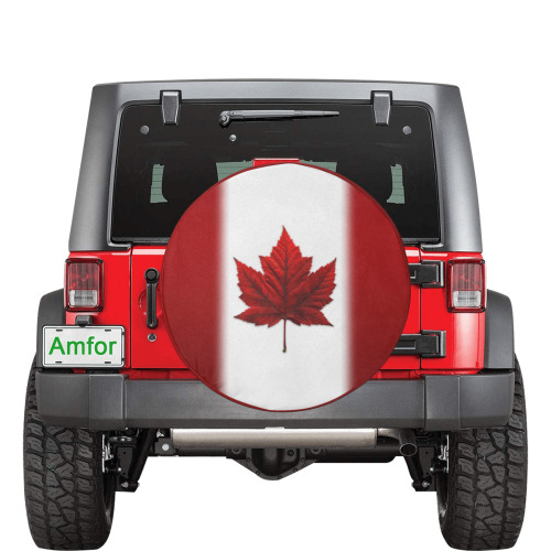 Canada_Flag_Gifts 9038 8148 34 Inch Spare Tire Cover