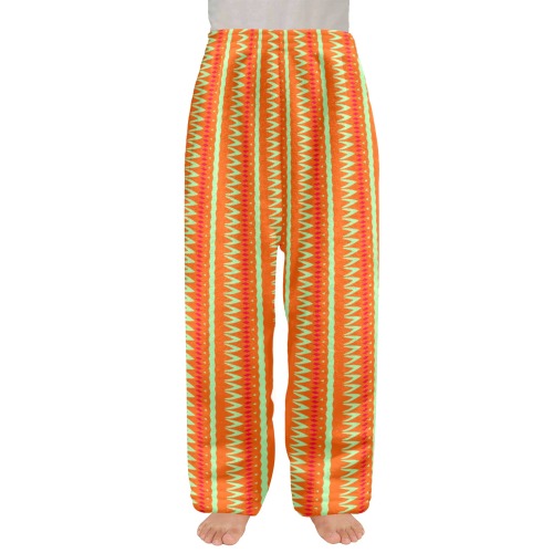 boho striped orange
