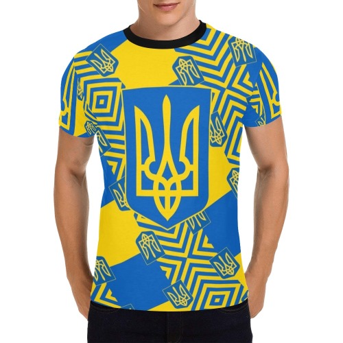 UKRAINE 2 All Over Print T-Shirt for Men (USA Size) (Model T40)