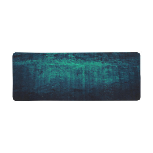 Teal Blue Marrs Green Texture Gaming Mousepad (31"x12")