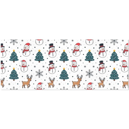 Snowman Reindeer Christmas Tree Pattern
