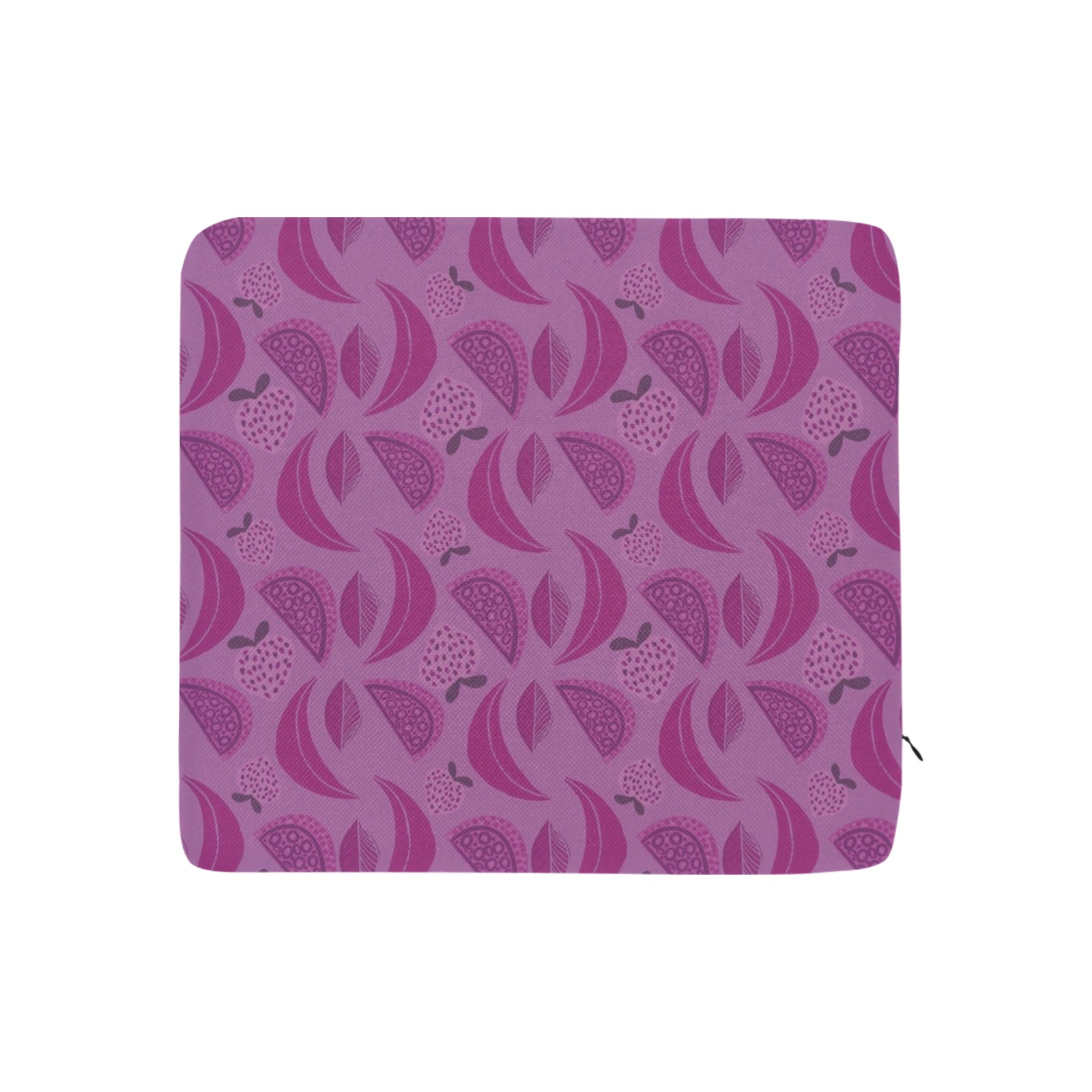 Purple pink fruit pattern Rectangular Seat Cushion