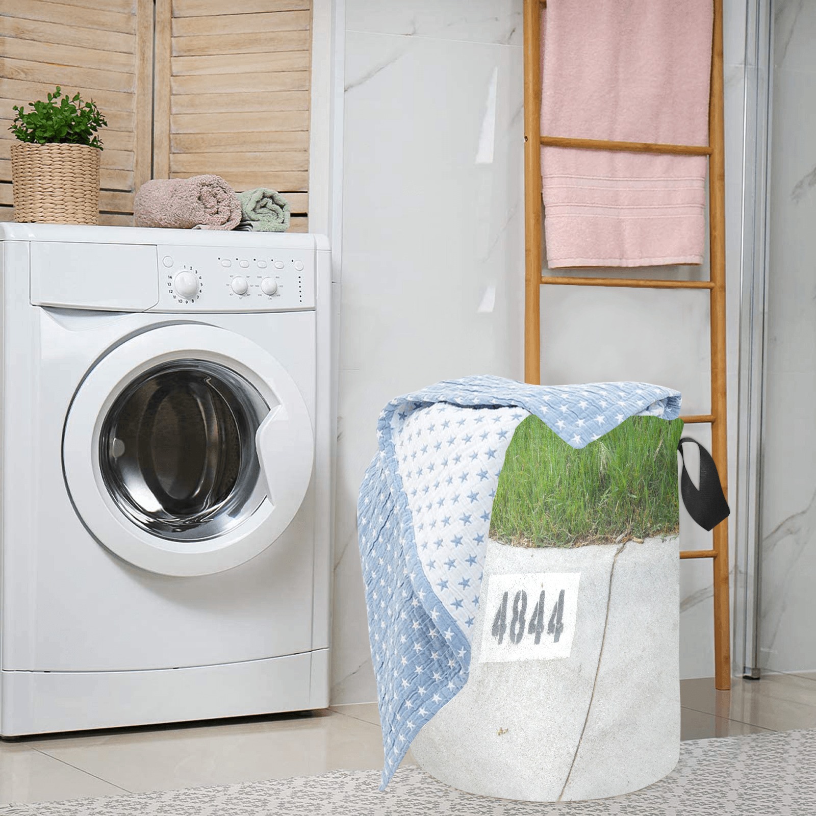 Street Number 4844 Laundry Bag (Small)