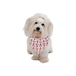 LIL LITTLE SHIT PINK Pet Dog Bandana/Large Size