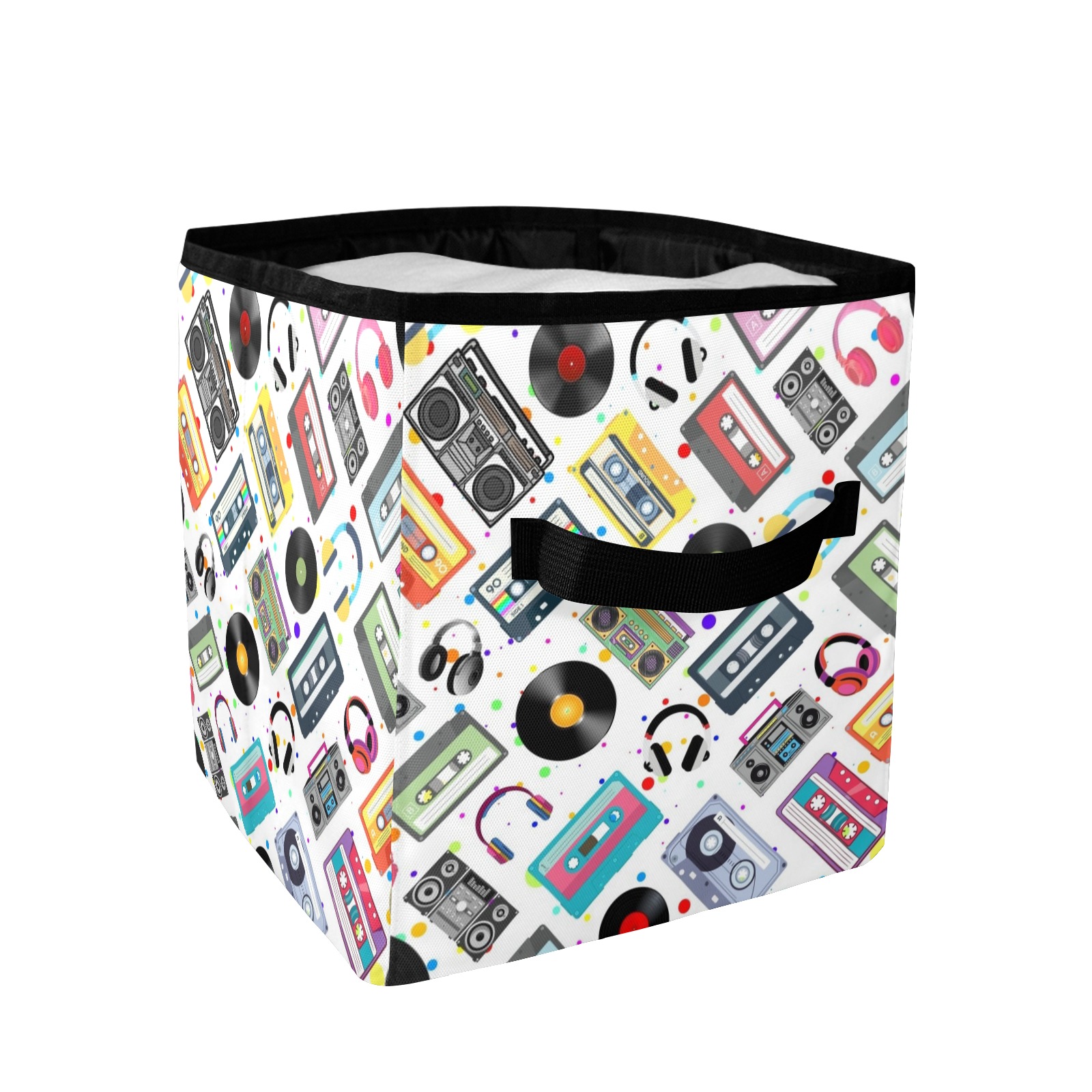 Retro Music Artistic Quilt Storage Bag. Quilt Storage Bag