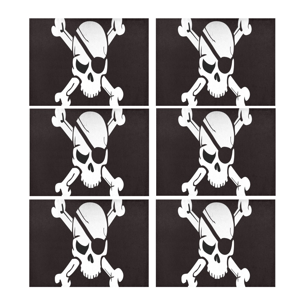 Skull N Bones Placemat 14’’ x 19’’ (Set of 6)