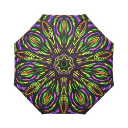 Ô Bright Colors Mandala 16 Auto-Foldable Umbrella (Model U04)