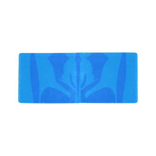 StarWarsUniverse Logo - Dodger Blue 048EEF Navy Blue 036FEB Mini Bifold Wallet (Model 1674)