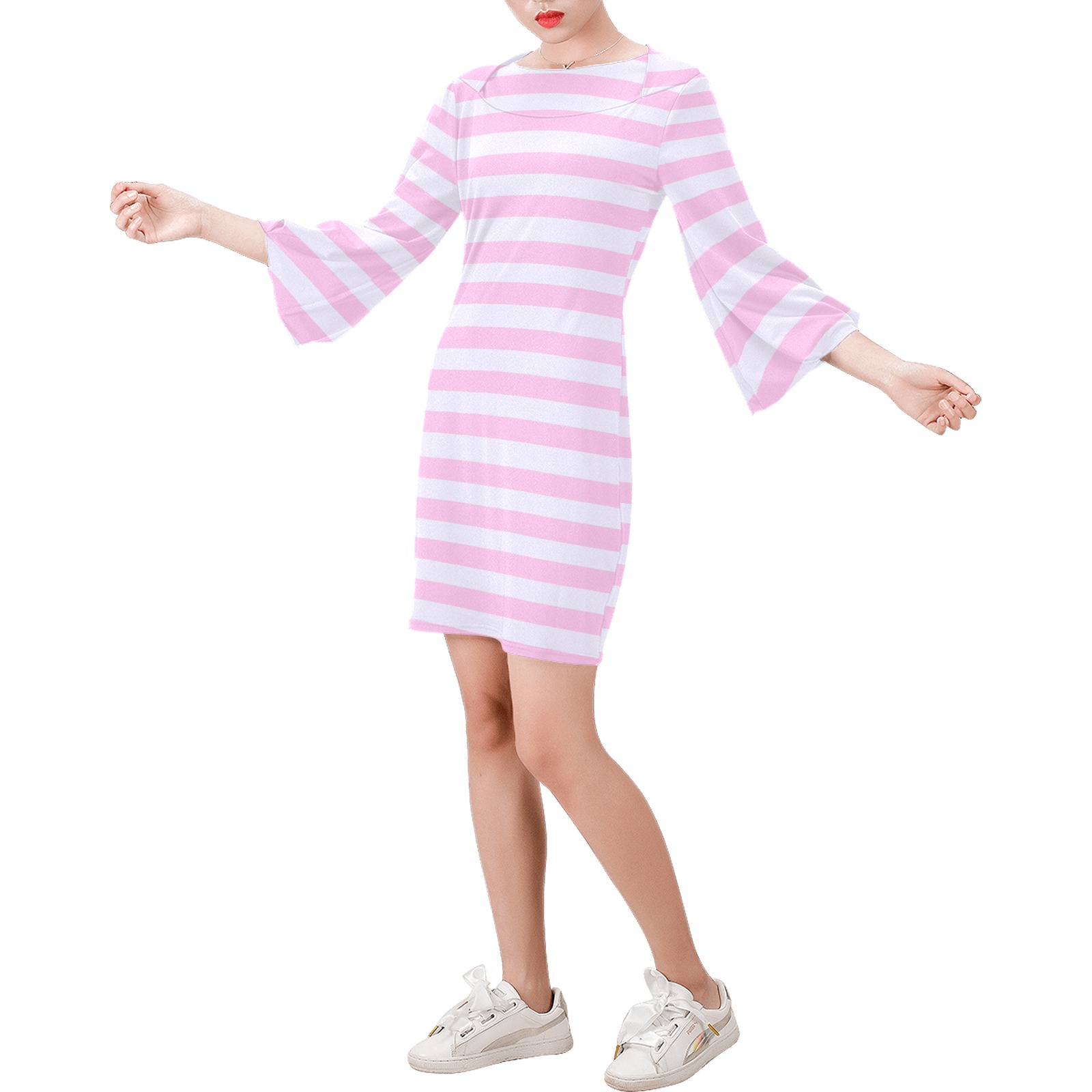 party life Bell Sleeve Dress (Model D52)