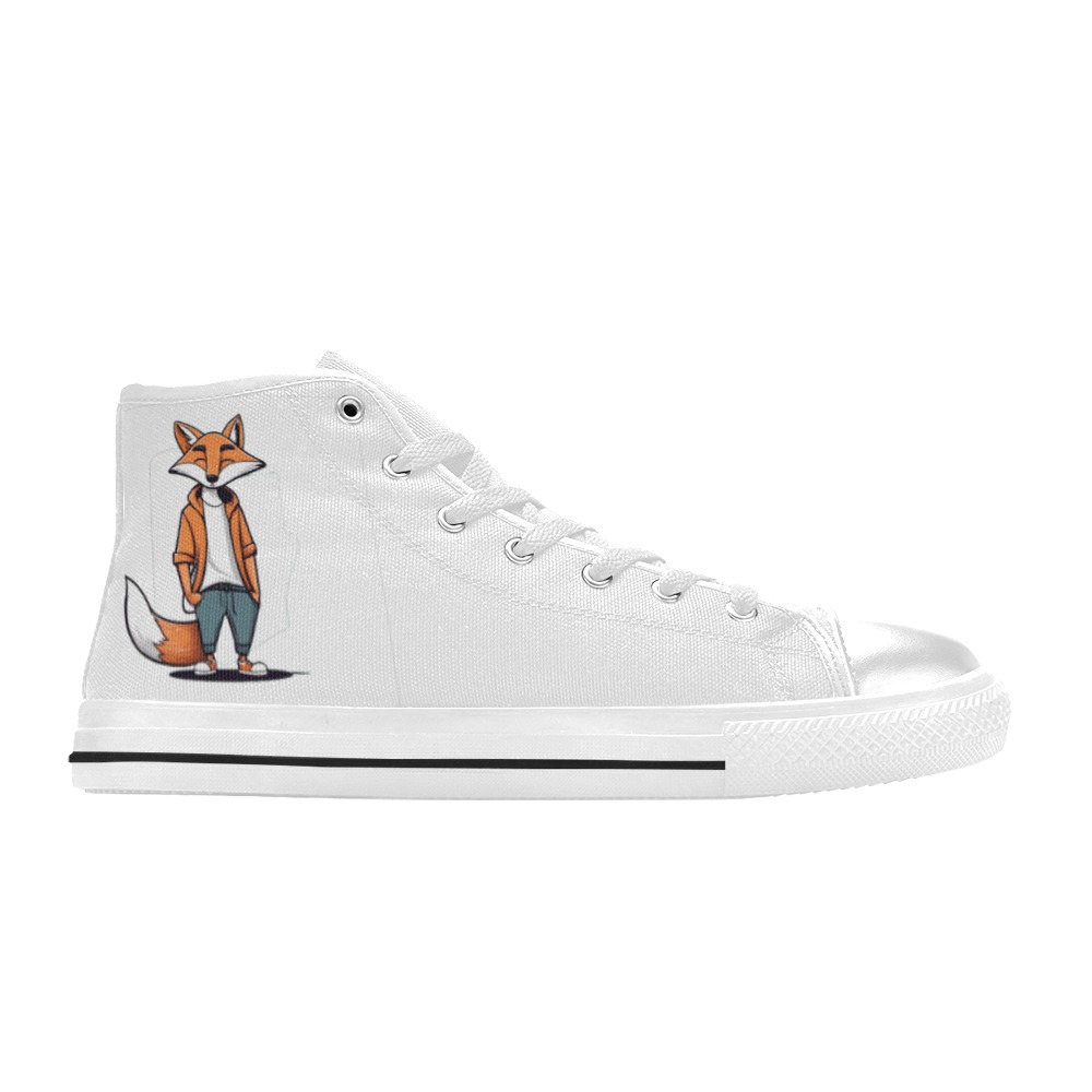 Vulpine Sneakers Women's Classic High Top Canvas Shoes (Model 017)