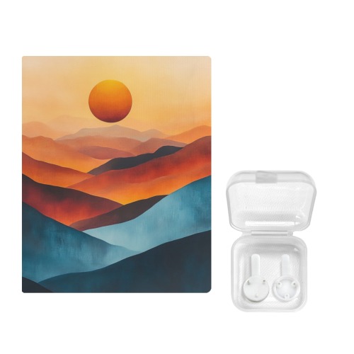 Abstract Sunrise Landscape