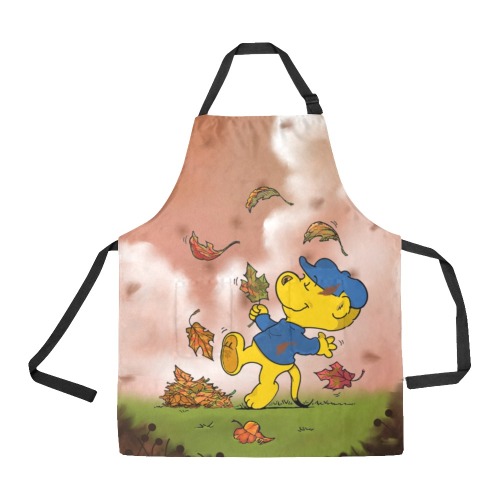 Ferald Amongst The Autumn Leaves All Over Print Apron