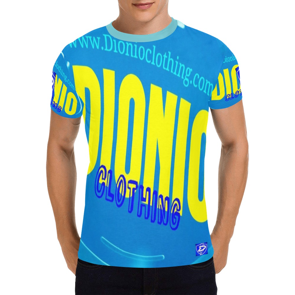 DIONIO Clothing - T-Shirt (Blue Crush) All Over Print T-Shirt for Men (USA Size) (Model T40)