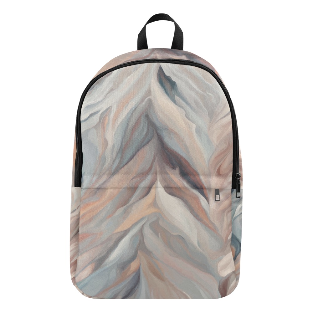 Stunning abstract brush strokes of beige colors Fabric Backpack for Adult (Model 1659)