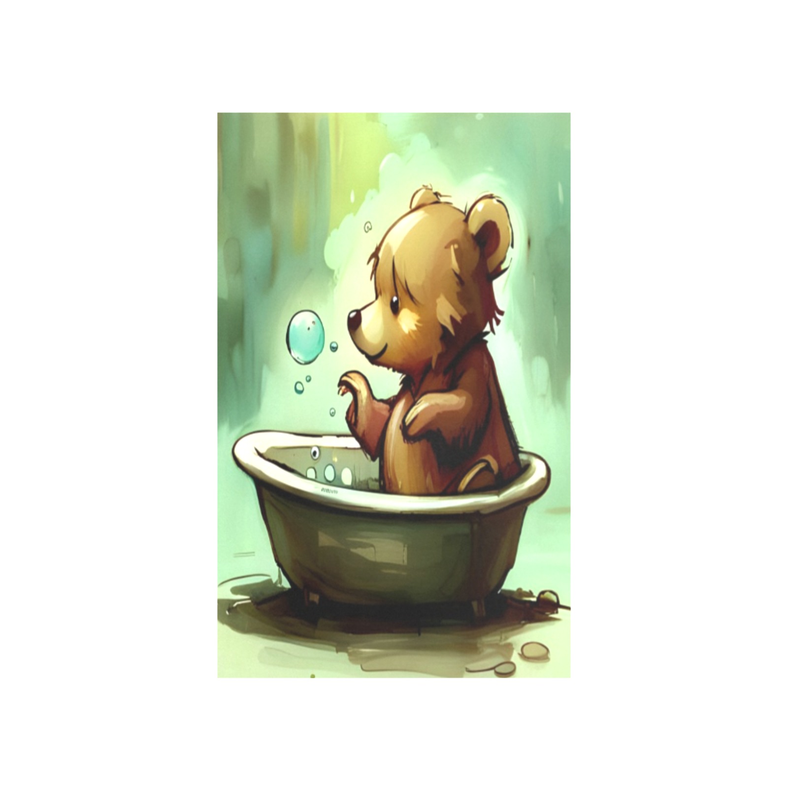 Little Bears 6 Art Print 7‘’x10‘’