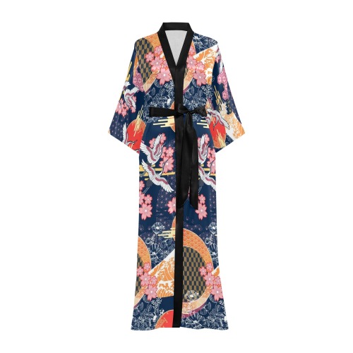 CRANE MOON Long Kimono Robe