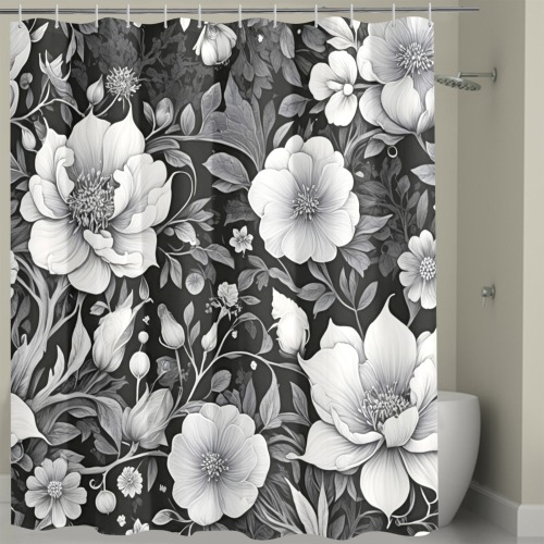 Fabulous Florals 39 Shower Curtain 72" x 72"