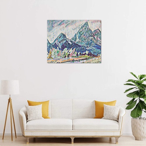 Mountain View Upgraded Canvas Print 20"x16"