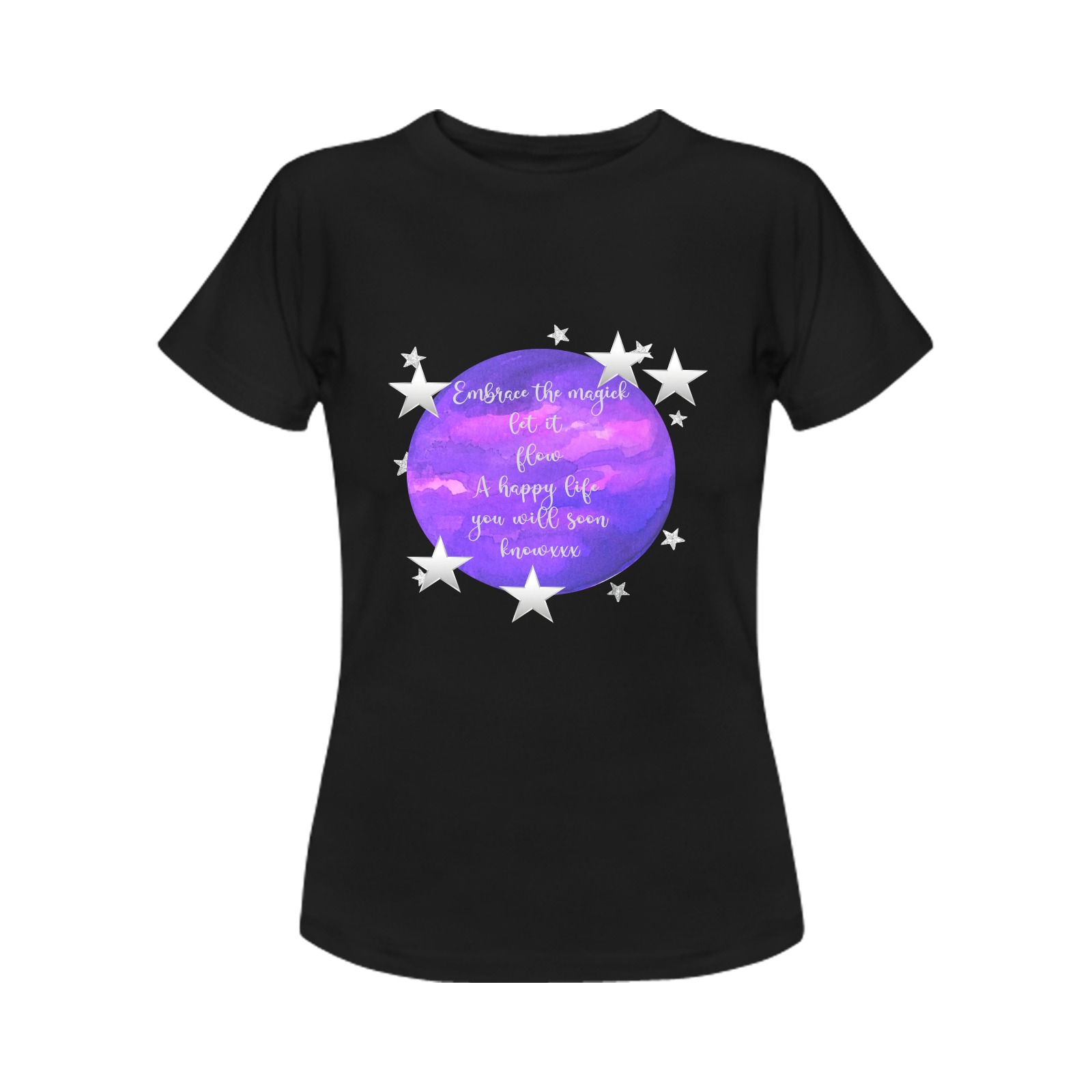 embrace the magic Women's T-Shirt in USA Size (Two Sides Printing)