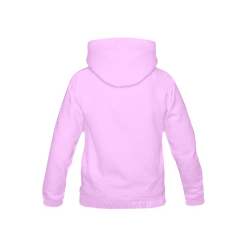 Kawaii Kitty Pink All Over Print Hoodie for Kid (USA Size) (Model H13)
