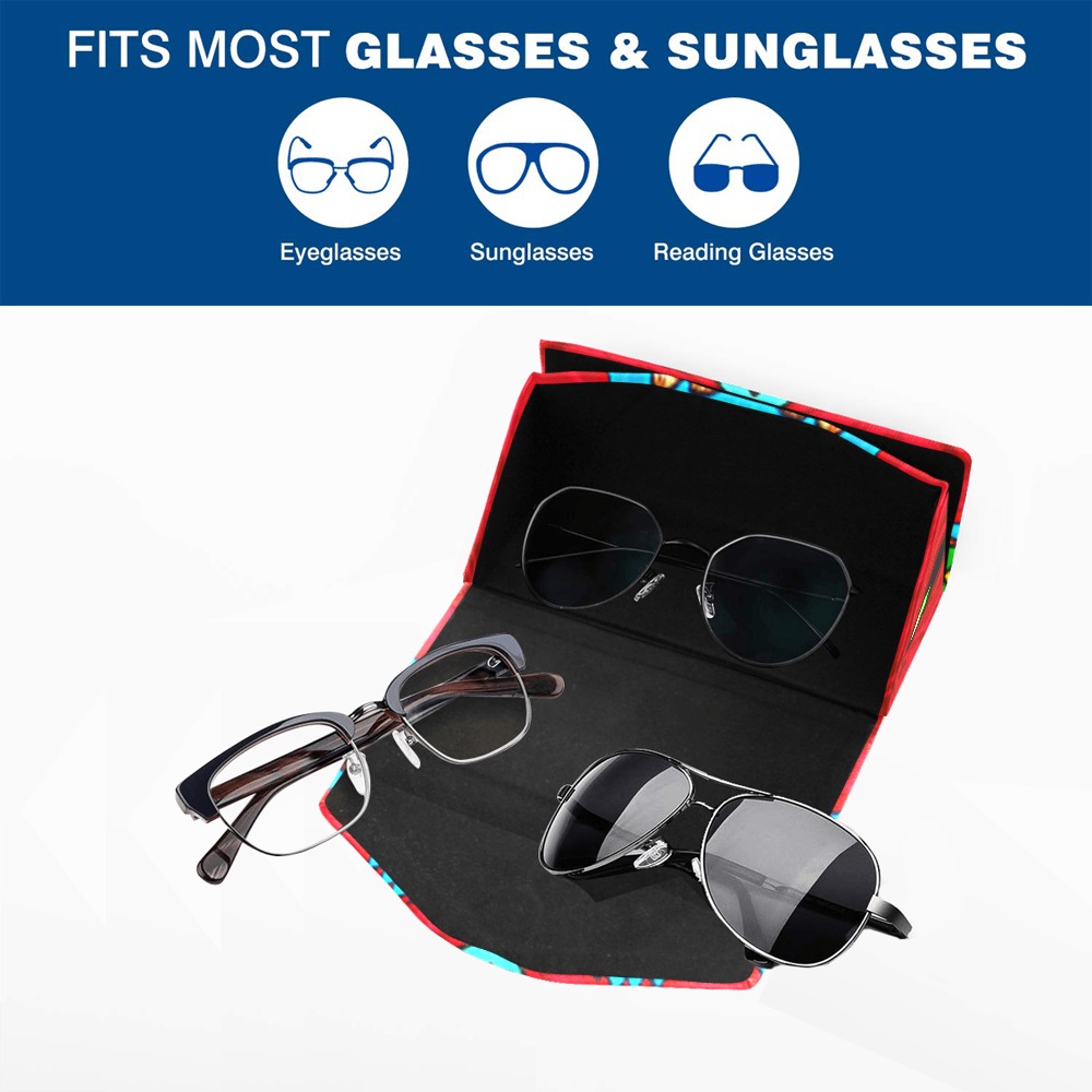 Aztec Inspired Custom Foldable Glasses Case