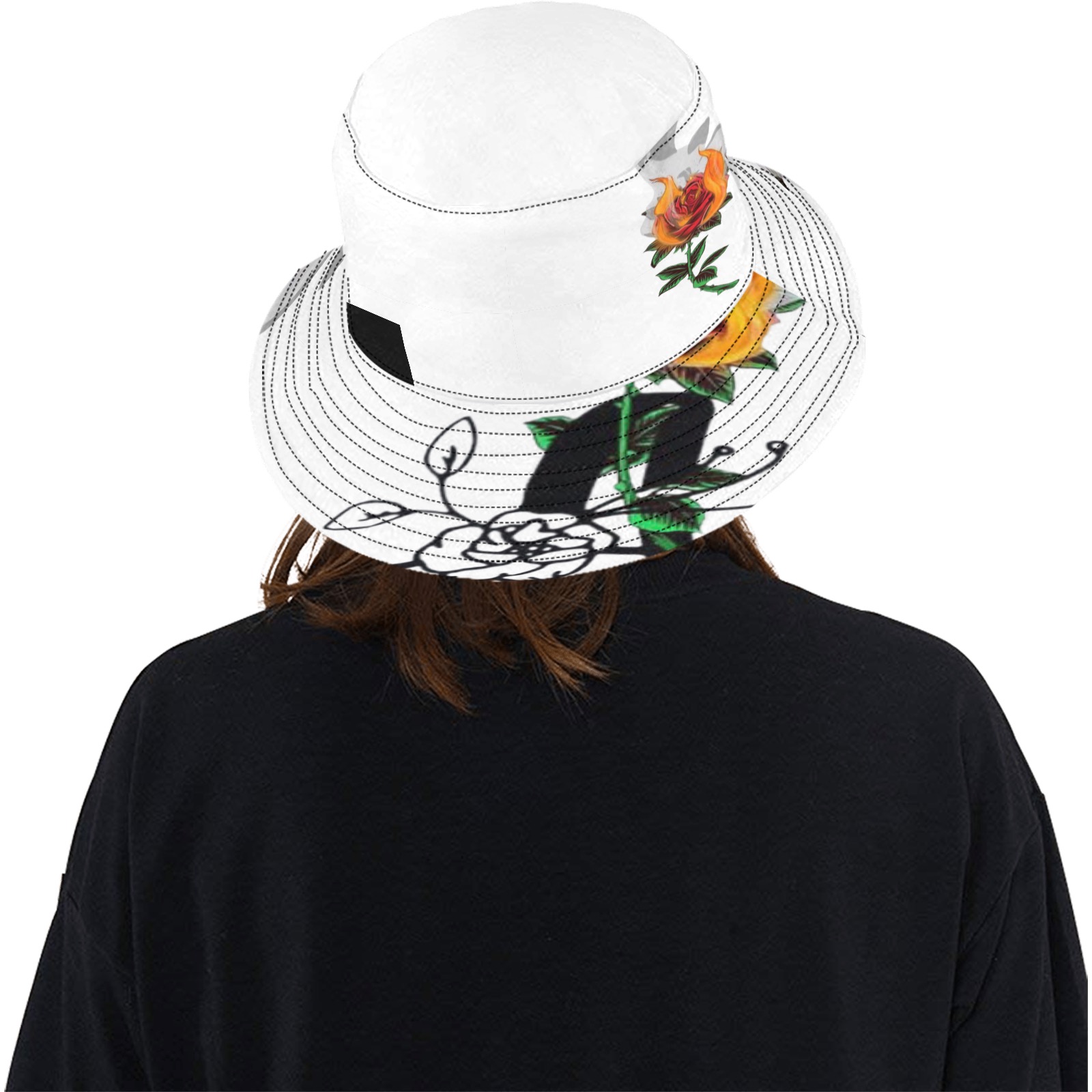 Aromatherapy Apparel Graphic Bucket hat White Unisex Summer Bucket Hat