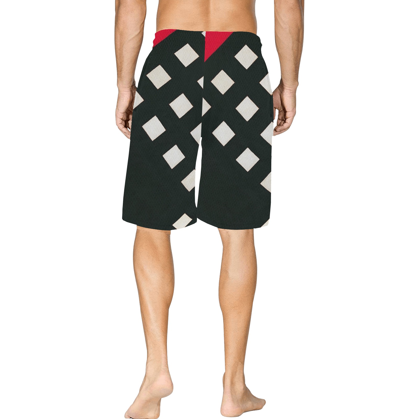 Counter-composition XV by Theo van Doesburg- All Over Print Basketball Shorts with Pocket