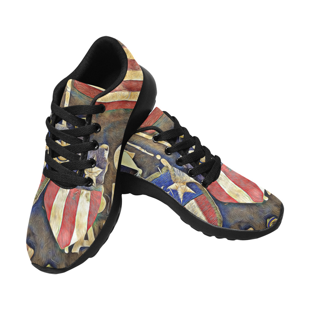 Patriotic Men’s Running Shoes (Model 020)