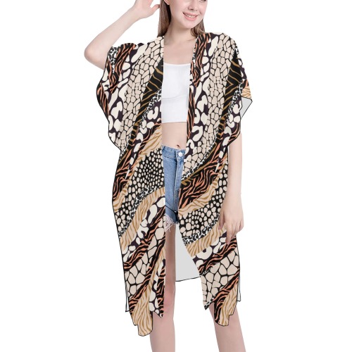 Wavy mix of wild animal skin_032