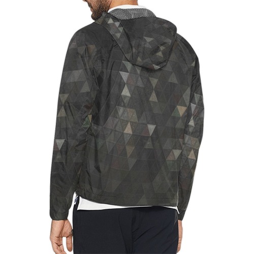 mosaic triangle 26 Unisex All Over Print Windbreaker (Model H23)