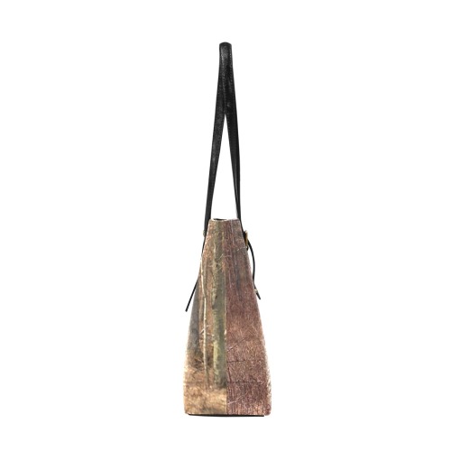 Falling tree in the woods Euramerican Tote Bag/Large (Model 1656)