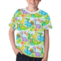 Cute Dinosaurs Kids' All Over Print T-shirt (Model T65)