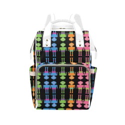 ROBOT LIKE ME Multi-Function Diaper Backpack/Diaper Bag (Model 1688)