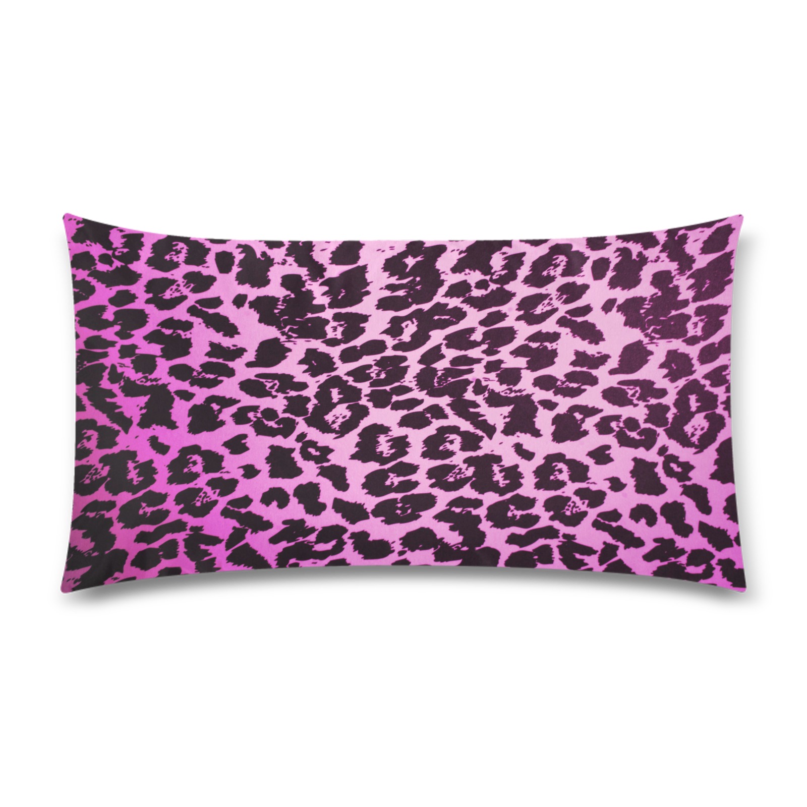 Purple Cheetah Rectangle Pillow Case 20"x36"(Twin Sides)