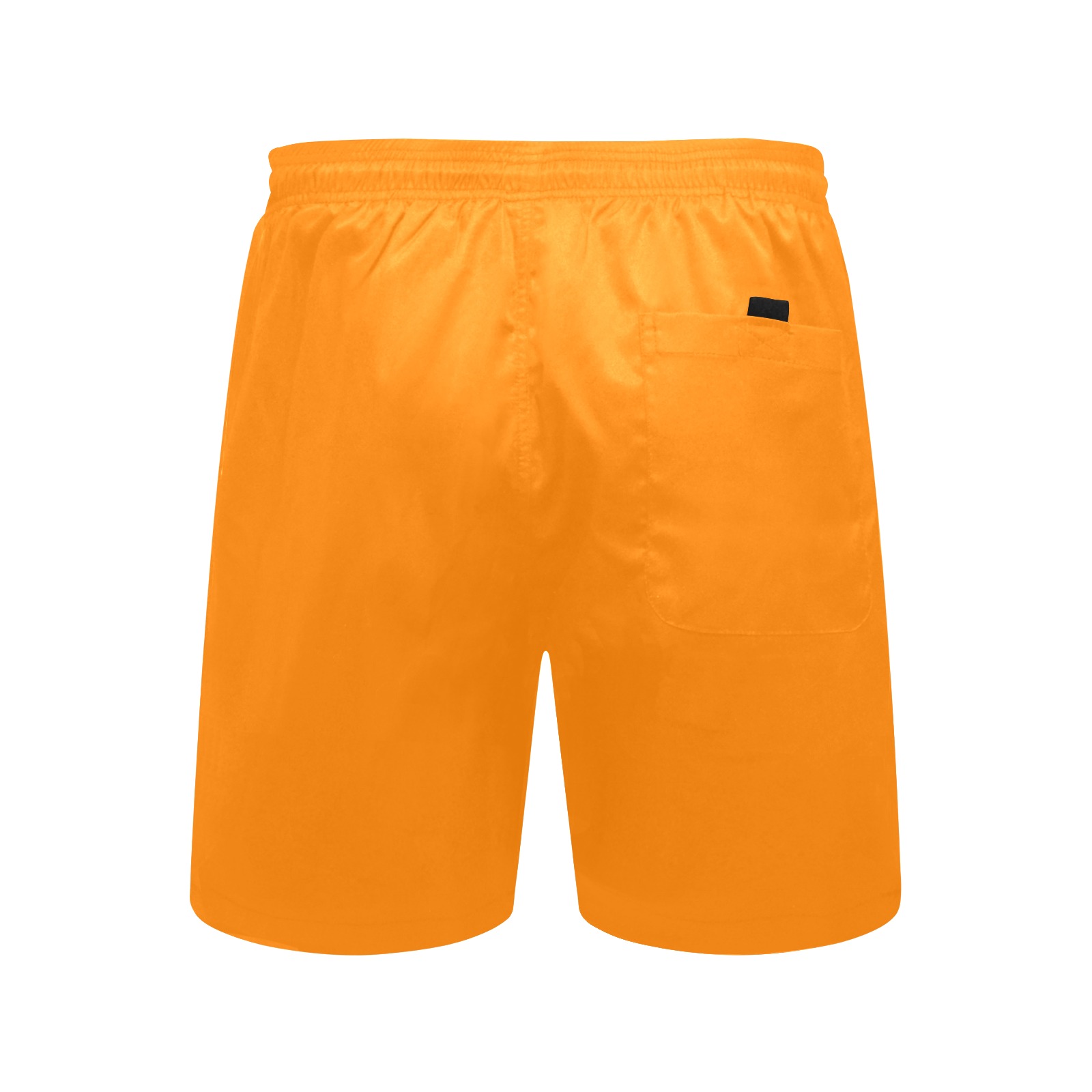 color UT orange Men's Mid-Length Beach Shorts (Model L51)